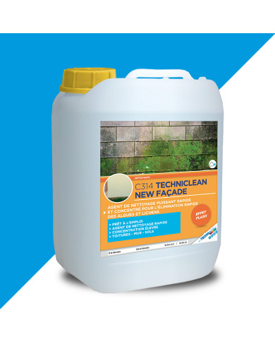 TECHNICLEAN NEW FAÇADE - Décapant et détergent puissant concentré