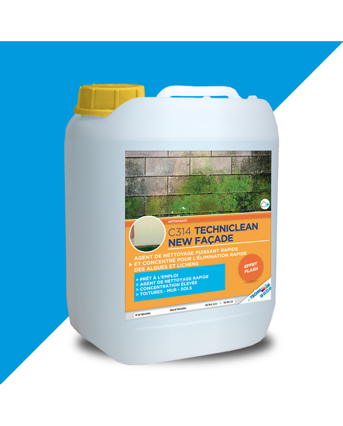 TECHNICLEAN NEW FAÇADE - Décapant et détergent puissant concentré