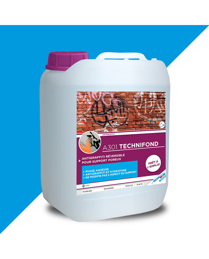 TECHNIFOND – Antigraffiti réversible pour supports poreux TECHNIFOND – Antigraffiti réversible pour supports poreux