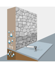 TECHNISIL MS HYDRO CREAM - Traitement facile des murs humides