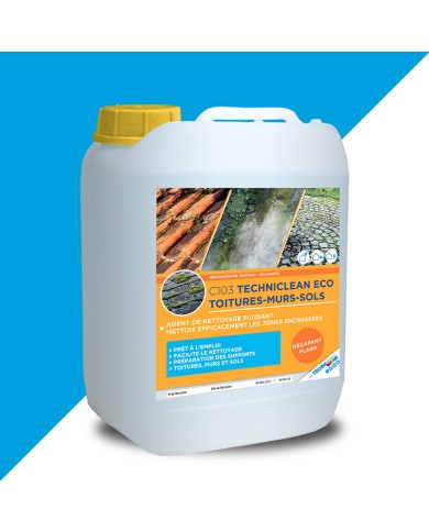 TECHNICLEAN ECO TOITURES - MURS - SOLS - Traitement fongicide curatif