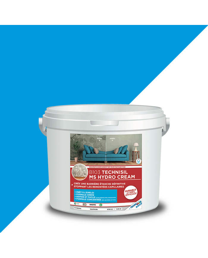 TECHNISIL MS HYDRO CREAM - Traitement facile des murs humides