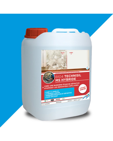 TECHNISIL MS HYBRIDE – Traitement par injection liquide pour tout type de mur