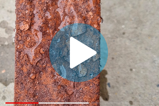 Vidéo démonstration effet perlant hydrofuges de surface
